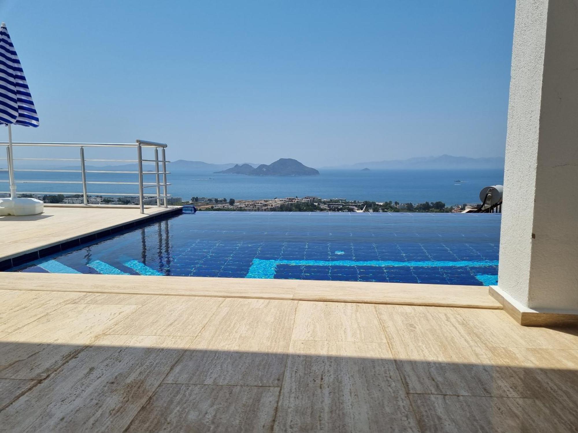 Bodrum Eason Villa & House 350M2 Full Sea View With Private Infinity Pool Esterno foto
