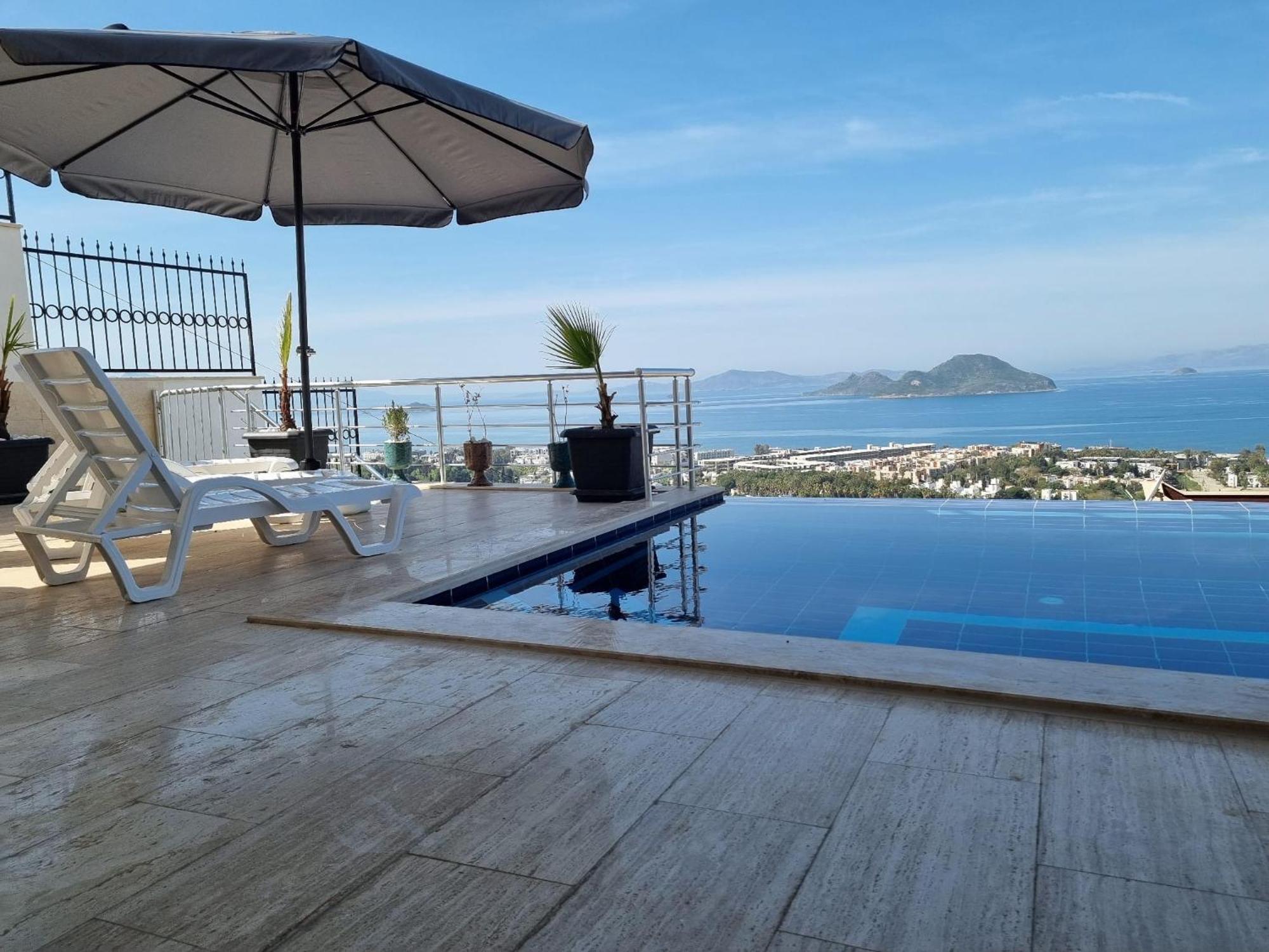 Bodrum Eason Villa & House 350M2 Full Sea View With Private Infinity Pool Esterno foto